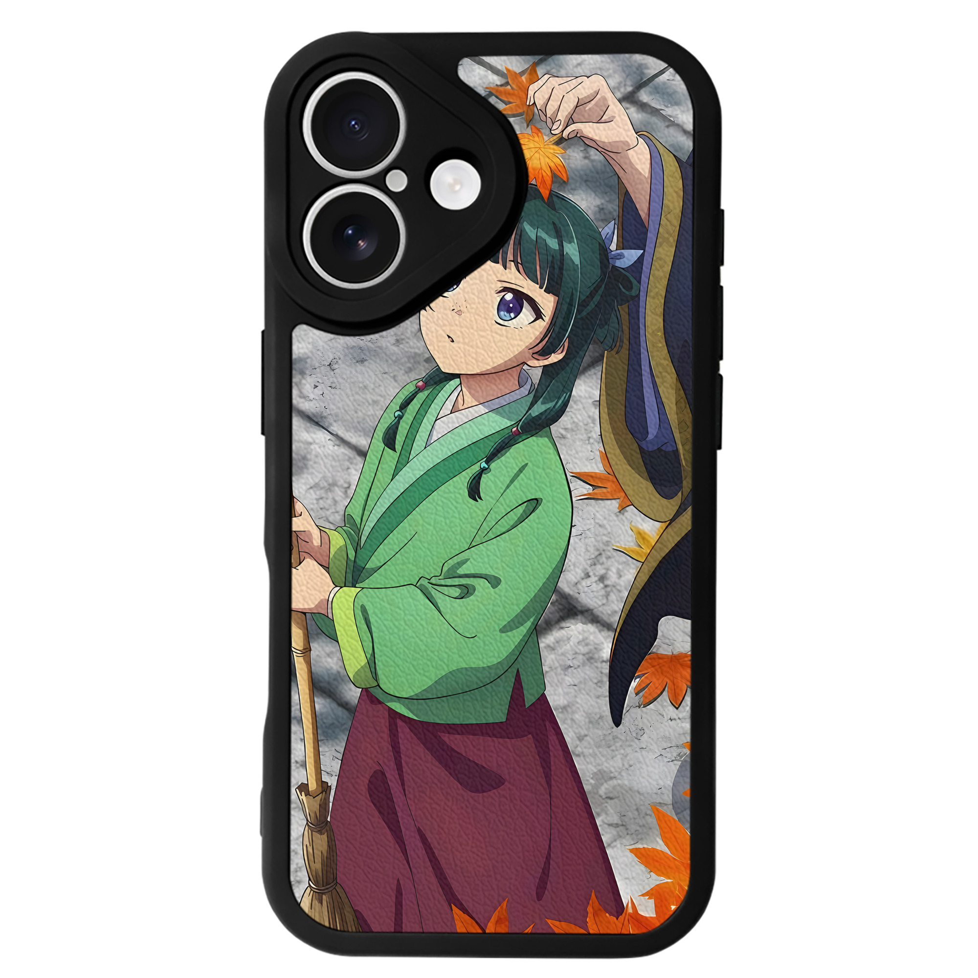 （画像用） 薬屋のひとりごと The Apothecary Diaries 【iPhone 16シリーズ対応】シリコンスマホケース（レザー調） 材質：シリコン